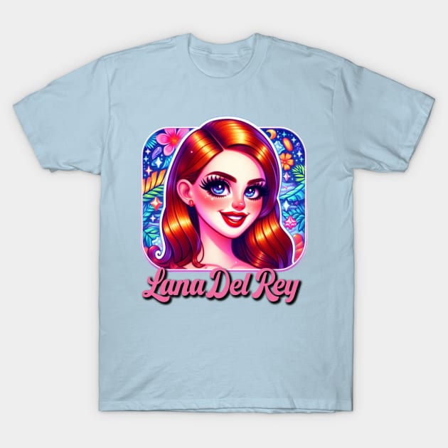 Lana Del Rey - Lisa Frank inspired T-Shirt by Tiger Mountain Design Co.